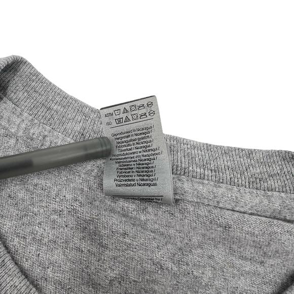 Gildan Mens Gray Deck The Halls Christmas Holiday Short Sleeve T-Shirt Sz M - Picture 5 of 10